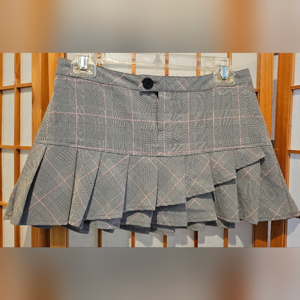 Plaid Mini Skirt